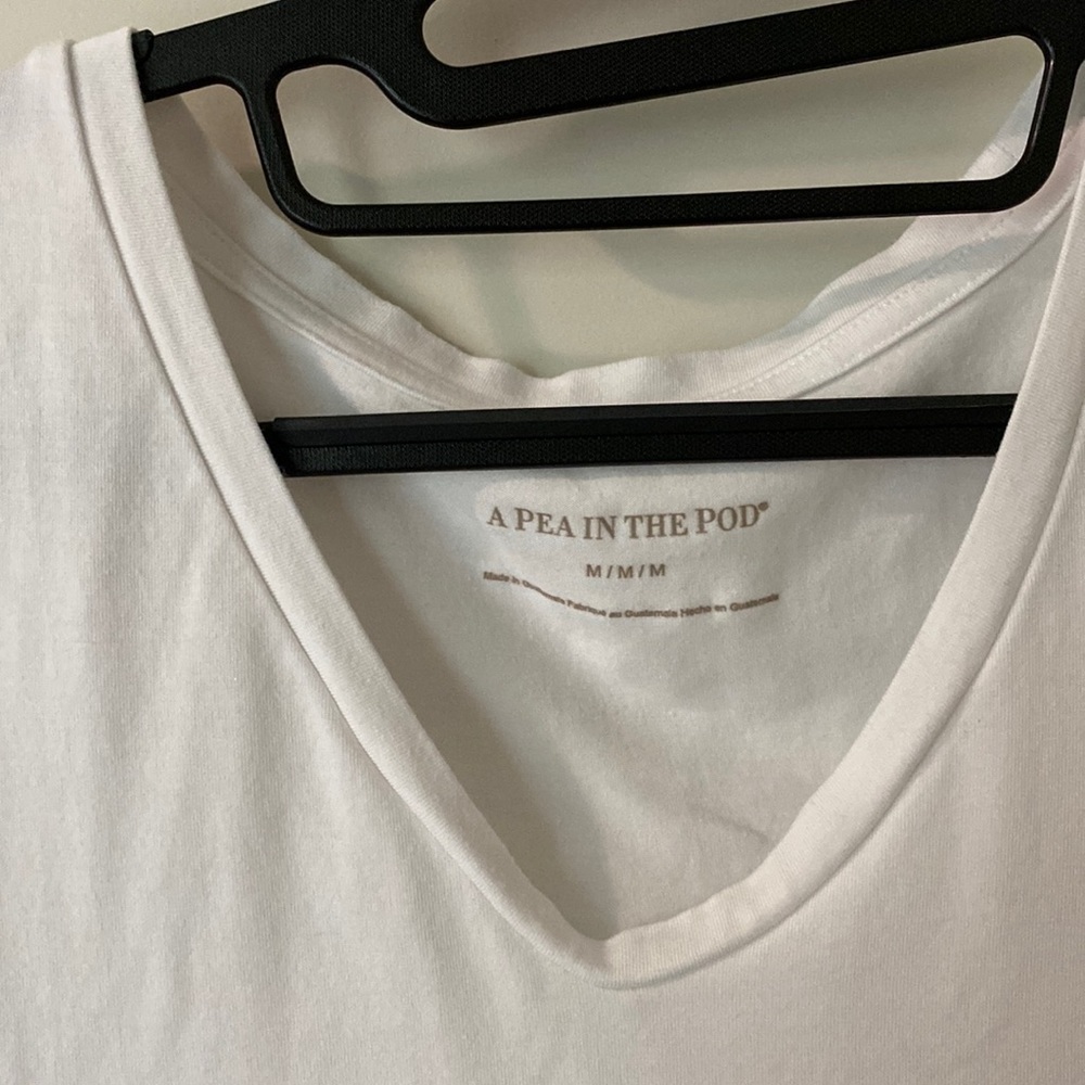 White Medium Maternity Shirt